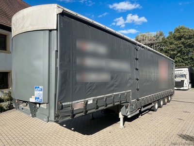 Tieflader-Sattelauflieger DINKEL DSATMV 58000 Tieflader Gardine Jumbo Plane 4Achs gebraucht