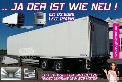 Kühlauflieger SCHMITZ CARGOBULL SKO 20 /LZG CITY TRIDEC / LBW 2000 kg / BLUMEN gebraucht