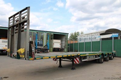 Auflieger mit Arbeitsbühne FAYMONVILLE F-S43 MEGA Telesattel 3 x zwangsgelenkt Nr.: 337 gebraucht