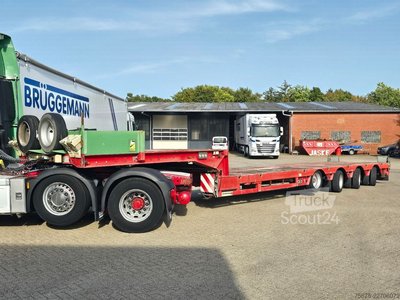 Tieflader-Sattelauflieger FAYMONVILLE STZ-4AX *3x steering axle *6,8m extendable gebraucht