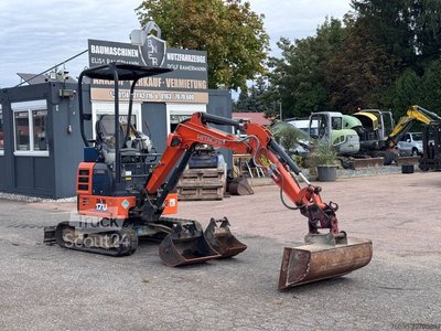 Minibagger HITACHI ZX 17 U, Powertilt, 3 Löffel gebraucht