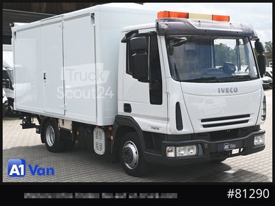 Transporter mit Koffer IVECO Eurocargo 75E16 Koffer, LBW, Klima, 2x AHK gebraucht