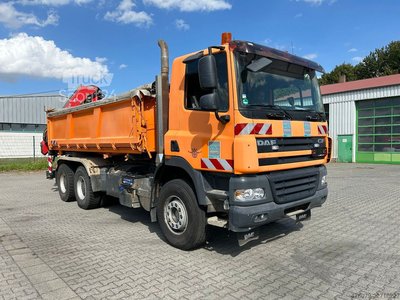 Dreiseitenkipper LKW DAF CF 510 / Bordmatik / abnehmbarer Kran + Funk gebraucht