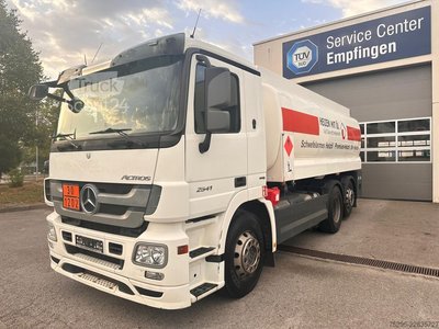 LKW mit Tankaufbau Mercedes-Benz Actros 2541 TANKWAGEN Lindner   Fischer TOP gebraucht