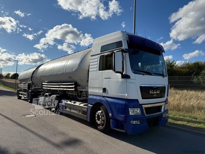 LKW mit Siloaufbau MAN TGX 26.480 6*2 SILOZUG   SPITZER TOP gebraucht
