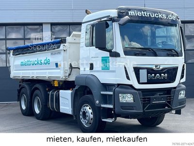 Kipper LKW MAN 26.470 6x4 Meiller Bordmatik Mietkauf 1555 Euro gebraucht