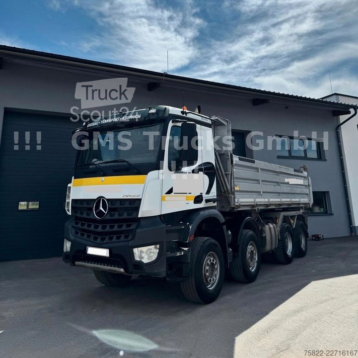 Kipper LKW MERCEDES-BENZ Arocs 4143 / 8X4 / Meiller / 41ton Chassis gebraucht