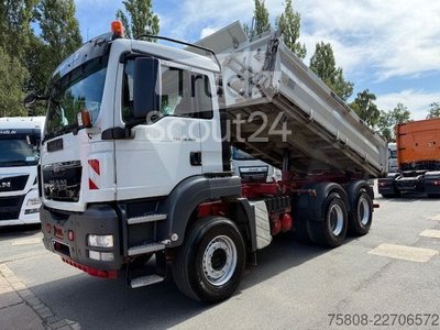 Dreiseitenkipper LKW MAN 26.480 6x4BB Meiller Schalt Klima AHK Hydraulik gebraucht