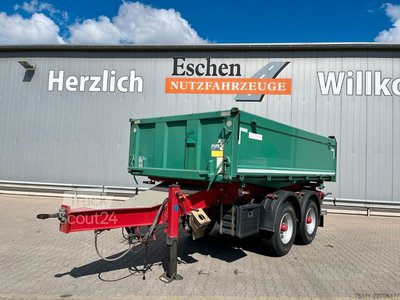 Dreiseitenkipper Anhänger KEMPF THKD 18 Aluminium 3-Seiten-Kipper*BPW*Luft*TOP gebraucht