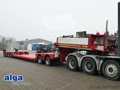 Tieflader-Sattelauflieger DOLL T6E-S3/25-2+4, Tiefbett, teleskopierbar,80to. NL gebraucht