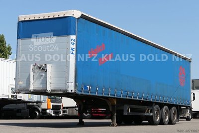 Auflieger mit Pritsche & Plane SCHMITZ CARGOBULL S01 Pritsche Plane 96m  Liftachse SAF-Achsen gebraucht