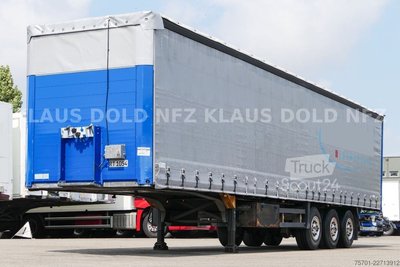 Auflieger mit Pritsche & Plane SCHMITZ CARGOBULL S01 Pritsche Plane 92m  Liftachse safety-roof gebraucht
