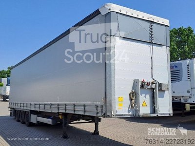 Auflieger mit Pritsche & Plane Schmitz Cargobull Curtainsider Mega Getränke gebraucht