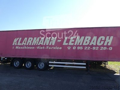 Koffer Hoffmann Sattelauflieger m. Ladeboardwand gebraucht