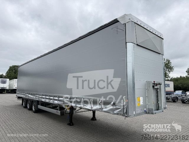 Auflieger mit Pritsche & Plane Schmitz Cargobull Curtainsider Mega Getränke neu