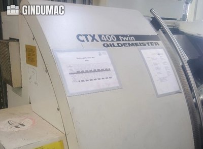 Gildemeister CTX 400 twin CNC lathe