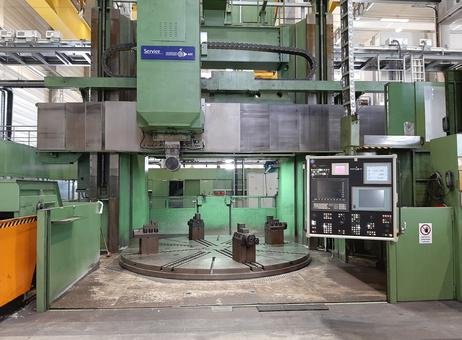 DORRIES VC4600-450 vertical turret lathe with cnc