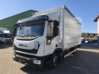 Plane IVECO Eurocargo 75-210 Plane 3-Sitzer Euro 6 4x2 LBW ... gebraucht
