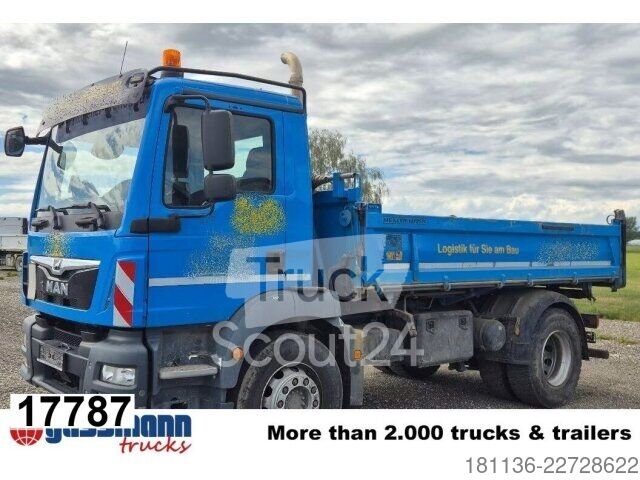 Kipper LKW MAN TGM 18.290 4x2 BL, Meiller 3-Seiten AHK-Öl gebraucht