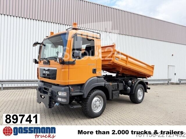 Kipper LKW MAN TGM 13.250 4x4 BL, EEV, Winterdienstplatte, gebraucht