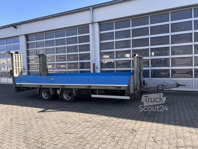 Tieflader Anhänger Humbaur HBTZ 136224 TA-BS  13,6 t Tandemtieflader gebraucht