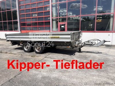 Dreiseitenkipper Anhänger Humbaur htk105024  Tandemkipper- Tieflader gebraucht