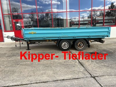 Kippanhänger Humbaur HTK 10 50 24  Tandem Kipper- Tieflader gebraucht