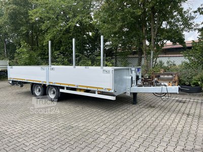 Anhänger mit offener Pritsche Möslein THT 11 G 6,2 L  Tandem- Pritschenanhänger- Tieflader neu