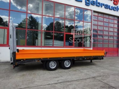 Tieflader Anhänger Möslein TTT-11 6,20 Orange  Neuer Tandemtieflader neu