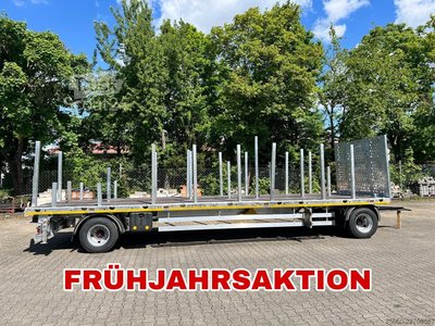 Anhänger mit offener Pritsche Möslein T 2 Plato 7,60 m  2 Achs Jumbo- Plato- Anhänger Mega neu