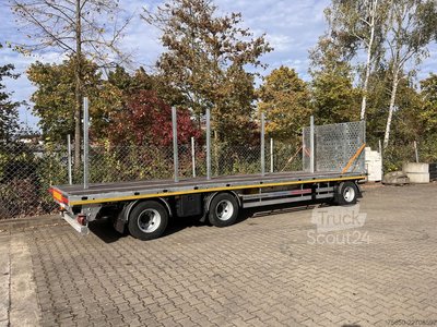Anhänger mit offener Pritsche Möslein T 3 Plato 10 m  3 Achs Jumbo- Plato- Anhänger 10 m, Mega neu