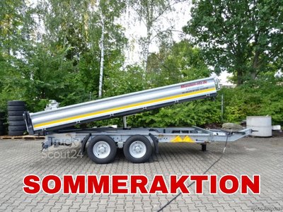 Kippanhänger Möslein TTG 11 Verzinkt  neuer Tandem 3- Seitenkipper Tieflader-- Neufahrzeug -- neu