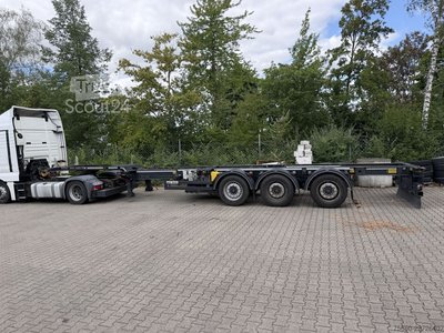 Auflieger-Wechselfahrgestell web trailer LPRS 24  3 Achs Container- Chassis incl. Generator TranscoolWenig Benutzt gebra
