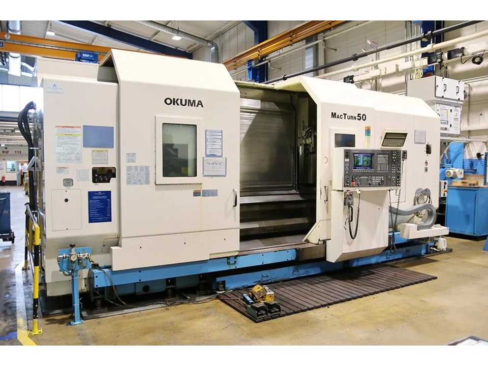 OKUMA - MacTurn 50 / CNC - Dreh- und Fräszentrum