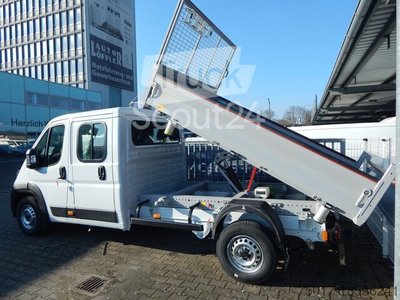 Dreiseitenkipper verstärktes Fahrgestell Peugeot 3-Seitenkipper Neuwagen SOFORT Doka Anhängerkupplung Klima Bluetooth ne