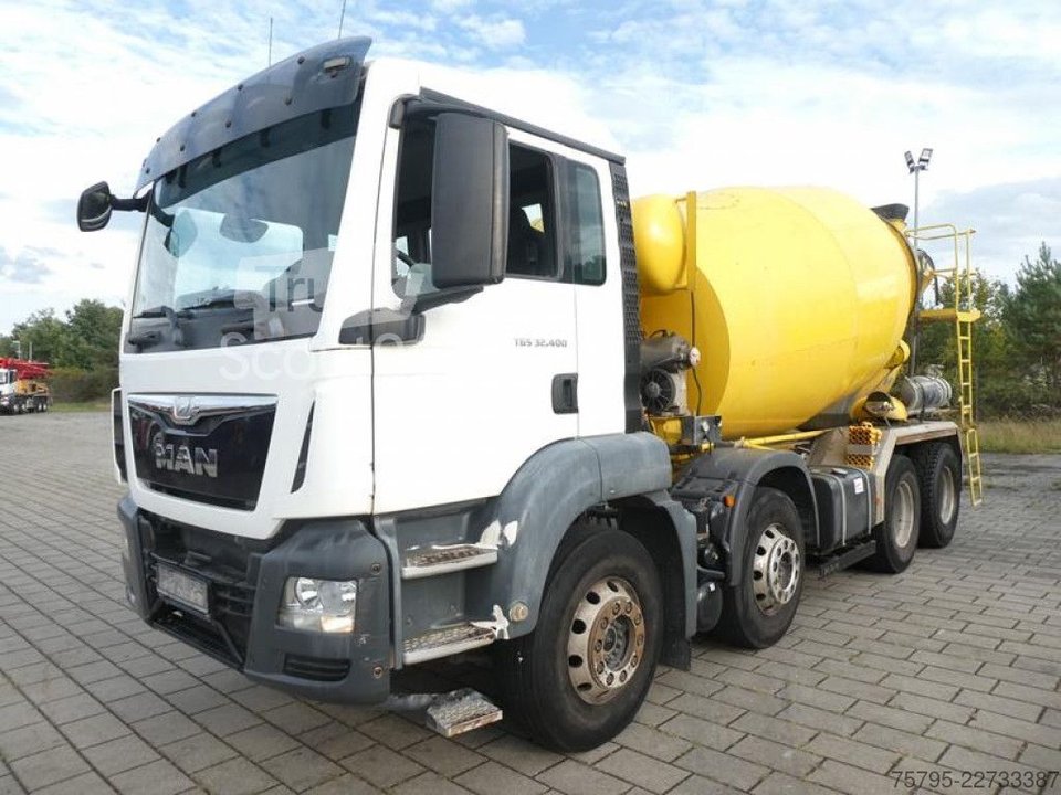 Betonmischer LKW MAN TG-S 32.400 8x4 BB Betonmischer LiebherrHTM 904 gebraucht