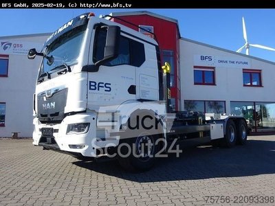 Abrollkipper MAN TGS (TG3) 26.520 6x6H BL CH  Hydrodrive, Hyva 20 gebraucht