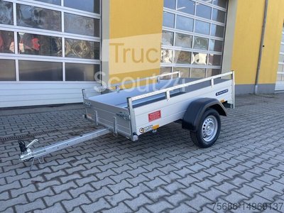 PKW-Anhänger Saris Alu Einachser 205cm x 113cm 750Kg Reling neu