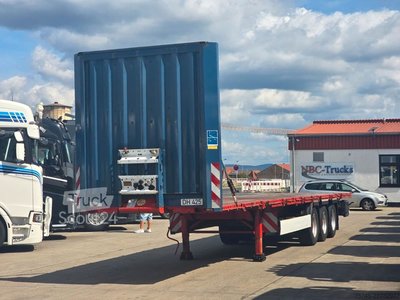 Auflieger mit Arbeitsbühne KRONE SD * PLATEAU * BPW * STAHLMATTEN gebraucht
