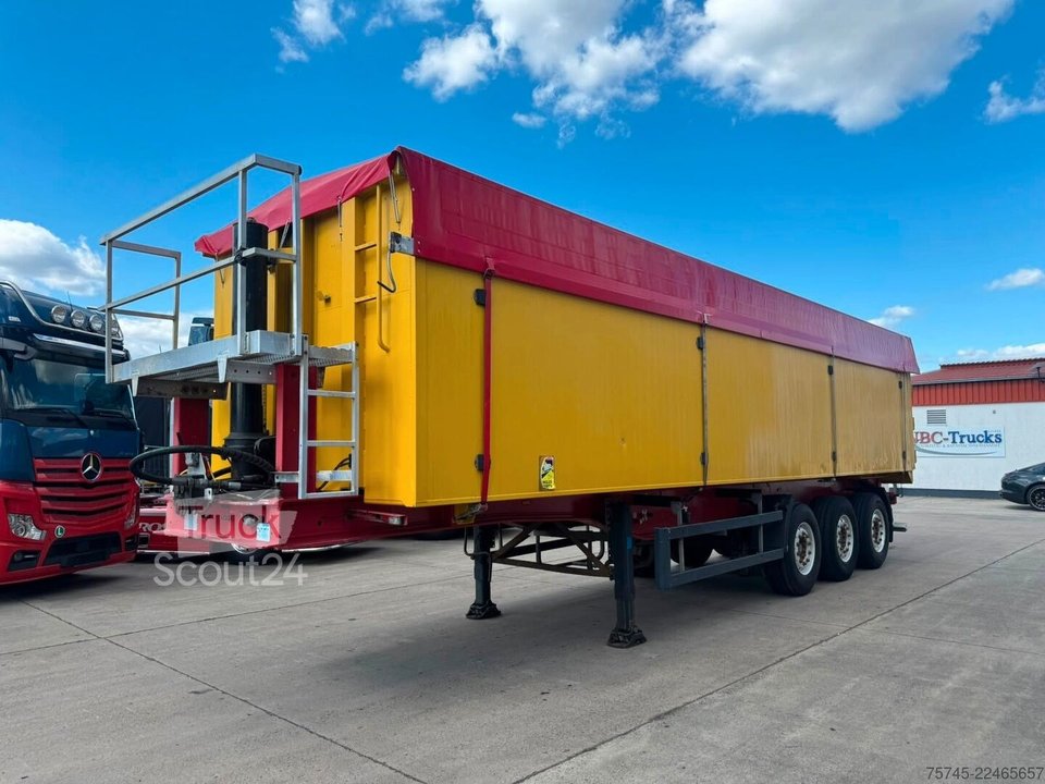 Kipper Auflieger SCHWARZMÜLLER HKS 3/E-AK *GETREIDEKIPPER * ROLLPLANE * LIFT * gebraucht