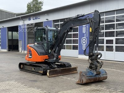 Kettenbagger KOMATSU PC58MR-5E0 Tiltrotator OQ45-5 / 2.336 h gebraucht