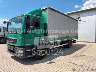 LKW mit Pritsche & Plane MAN TGM 15.250 4x2 BL*Klima*TÜV*SP*Bordwände gebraucht