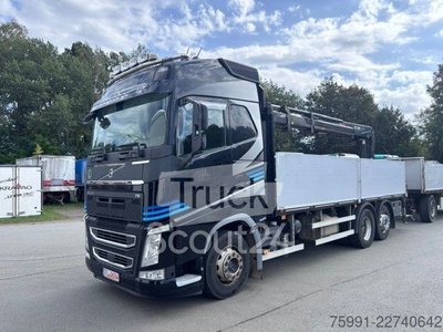 LKW mit Pritsche (offen) VOLVO FH 500 Baustoff LKW Mit Hiap Ladekran 177K gebraucht