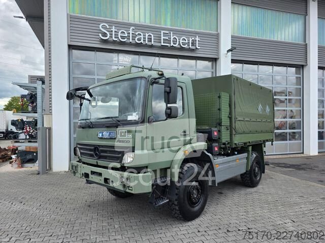 Schiebeplane Mercedes-Benz Atego 1018 A 4x4 Pritsche Plane mehrfach vorh. gebraucht