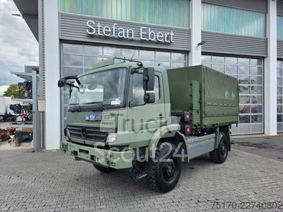 Schiebeplane Mercedes-Benz Atego 1018 A 4x4 Pritsche Plane mehrfach vorh. gebraucht