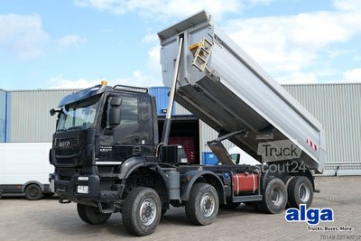 Kipper LKW IVECO AD 410TW 8x8, Allrad, Stahl, Meiller, 19m , AC gebraucht