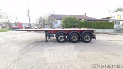 Containertransport Schwarzmüller kurzes 3- Achs Chassis ADR für Chemie Spezialbe... gebraucht
