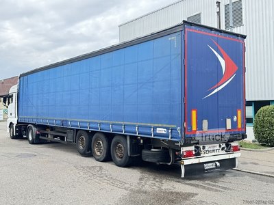 Auflieger mit Pritsche & Plane Schmitz Cargobull SCS 24 Standart Edscha Code-XL Verzinkt gebraucht
