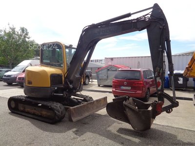 Minibagger VOLVO ECR58 2xLöffel Lehnhoff MS03 gebraucht