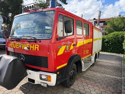 Van MERCEDES-BENZ 814 F Doka 9-Sitzer DiffSperre  7,0m gebraucht